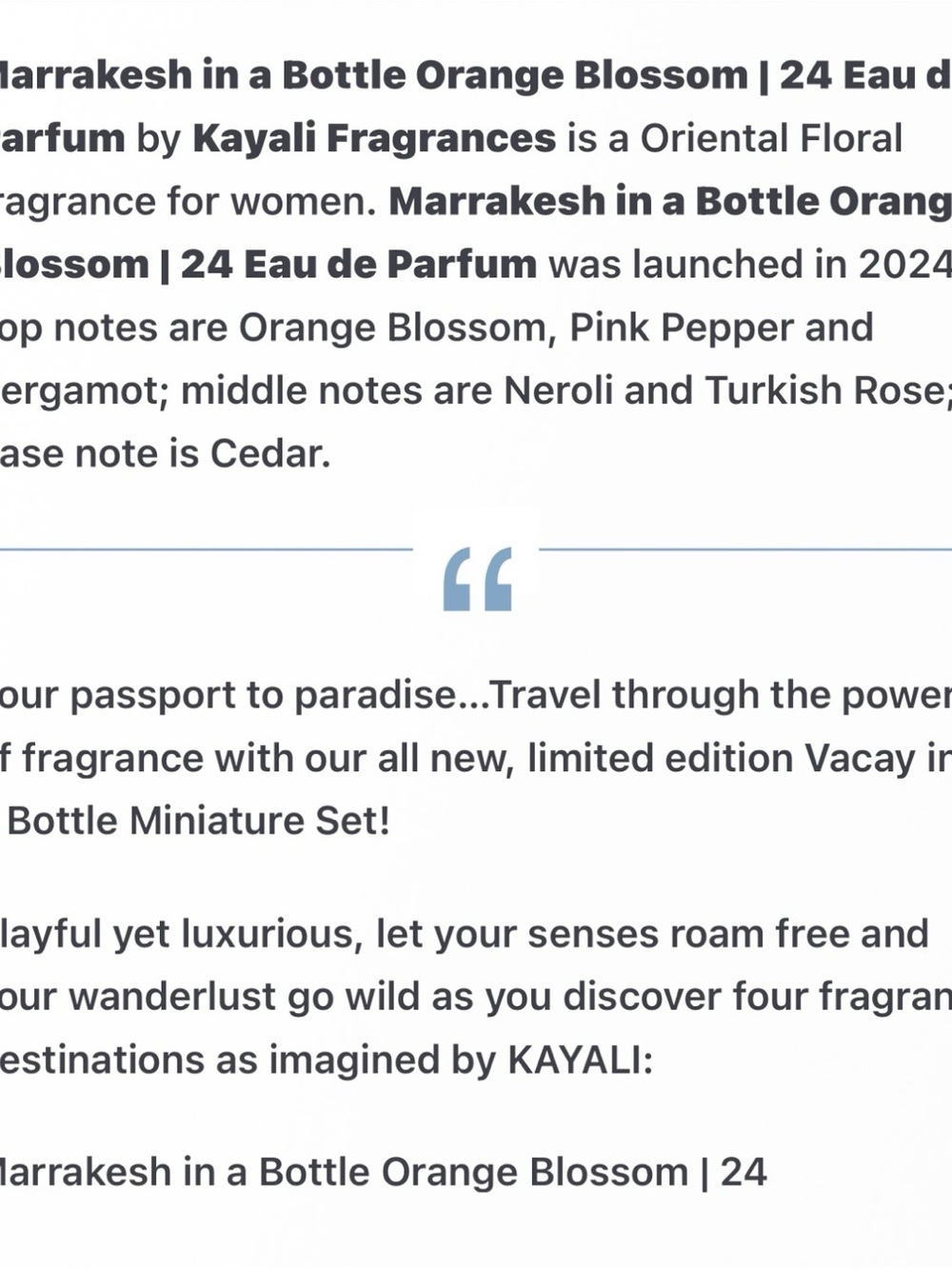 KAYALI Marrakesh in a Bottle Orange Blossom - 24 - Picture 5 of 5